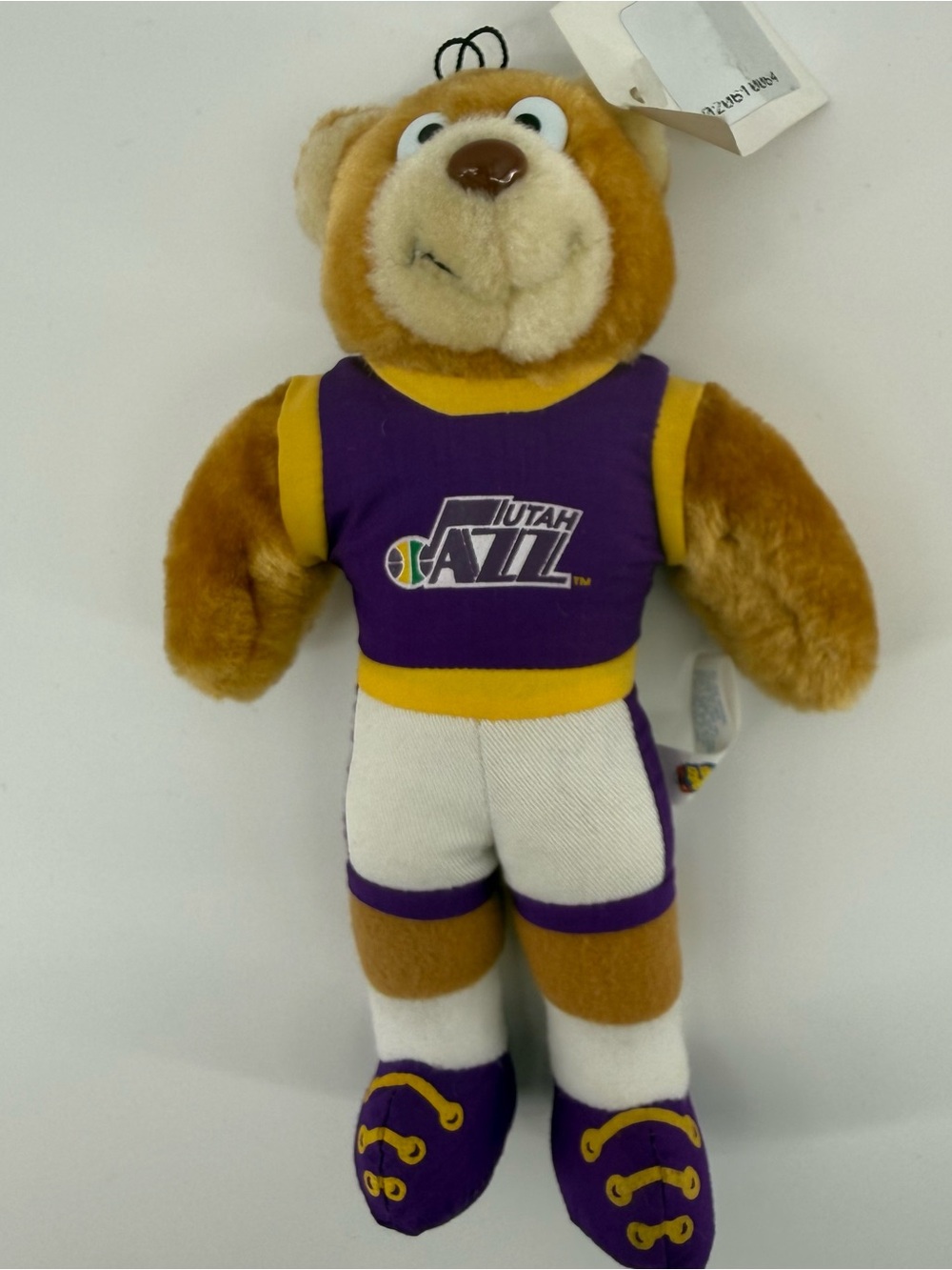 Vintage 1993 Utah Jazz Good Stuff Small Plush Bear Mascot NBA
